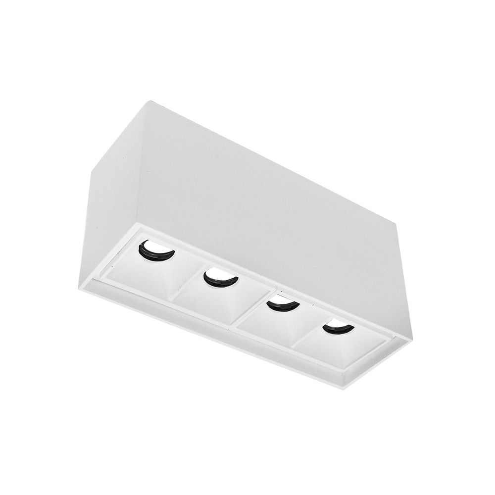 Plafon Newline Pixel 4 Focos 8 watts 36° 2700K Bivolt 120x40x60mm PL03031LED27