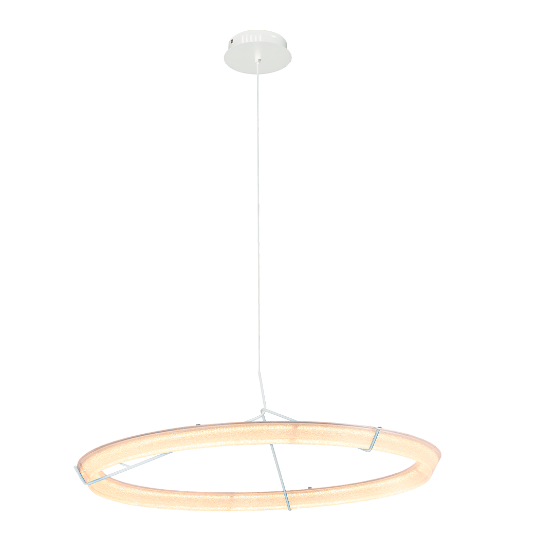 Pendente Nordecor Gise 37 watts 3000K Branco Ø760mm 2870