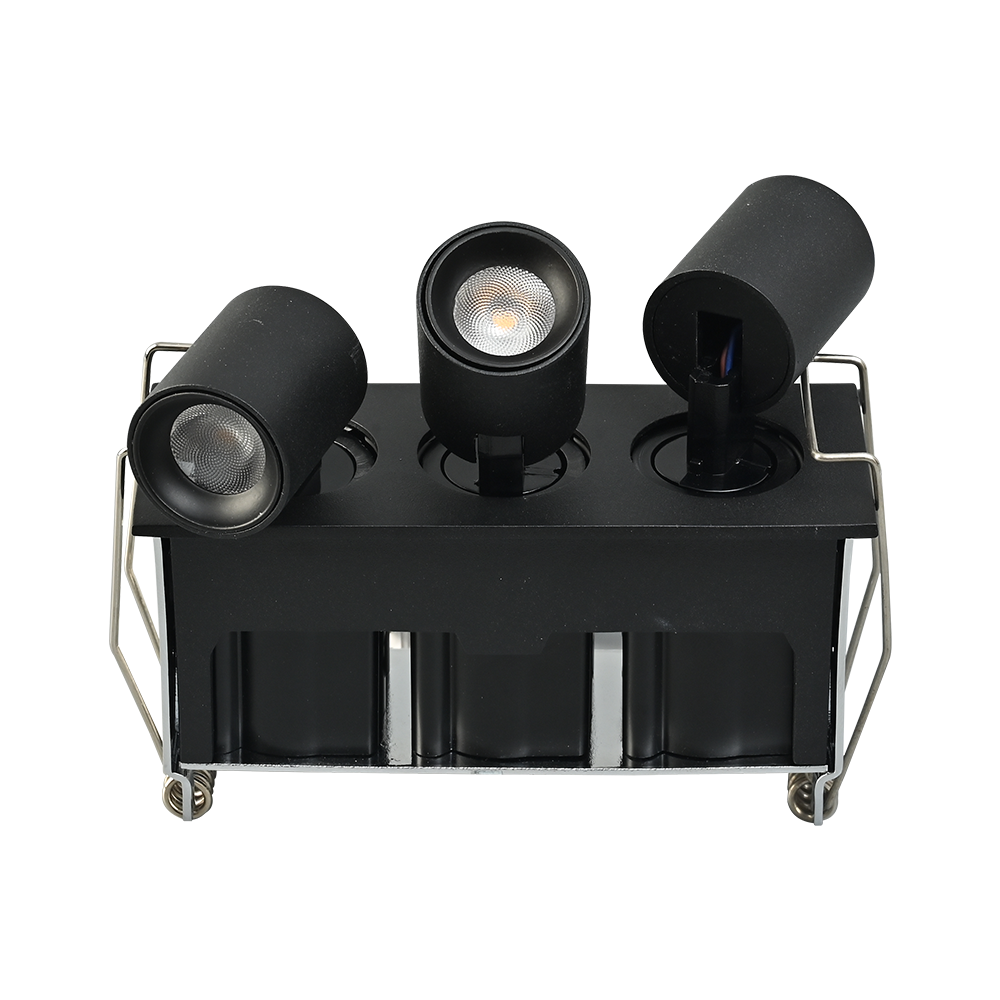 Spot Embutir Direcionável Nordecor Kawi 6 watts 3000K Preto IRC90 30° Bivolt 100x40x28mm 6689