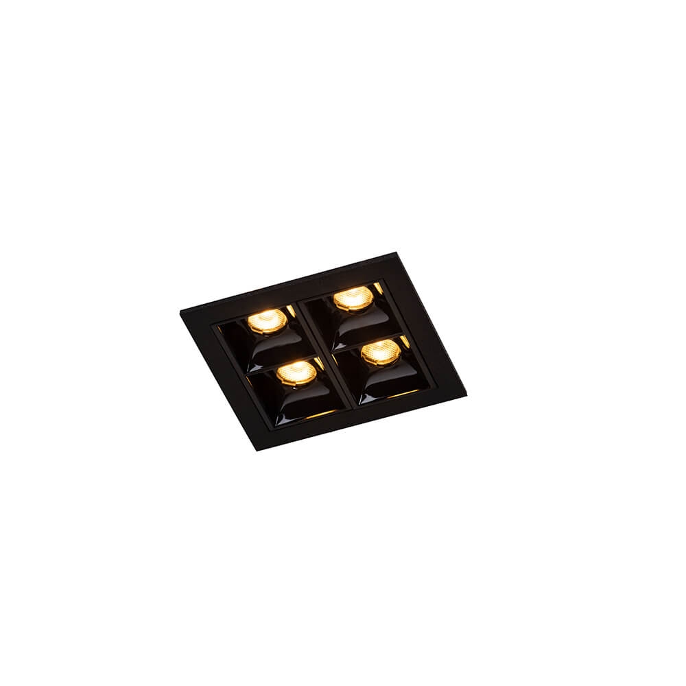 Embutido Newline Pixel 4 Focos 8 watts 36°  2700K 75x70x40mm EM03034LED27