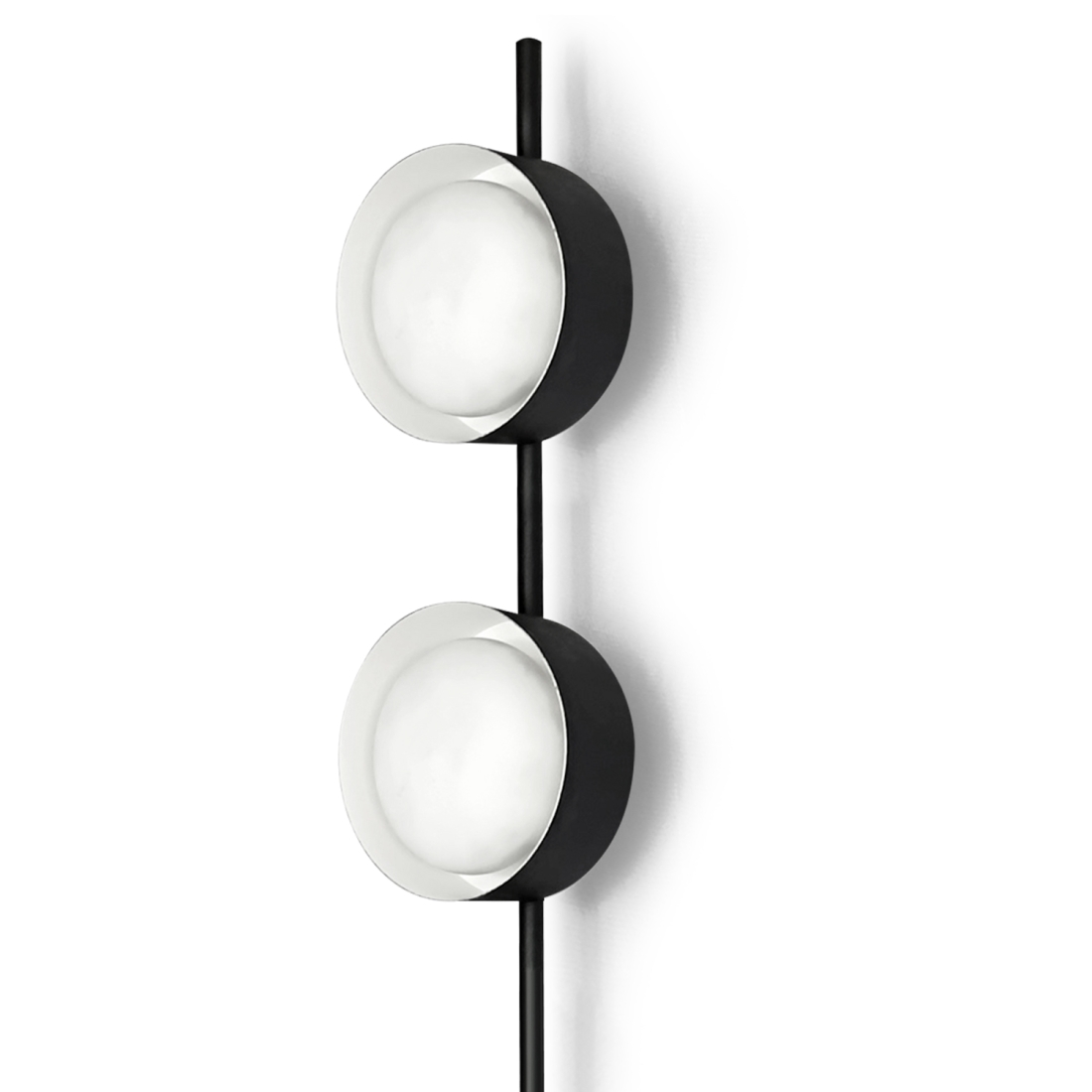 Arandela Itamonte Olodum B2 Alumínio e Vidro Fosco Branco 8 watts 3000K 1120x130mm 286-302