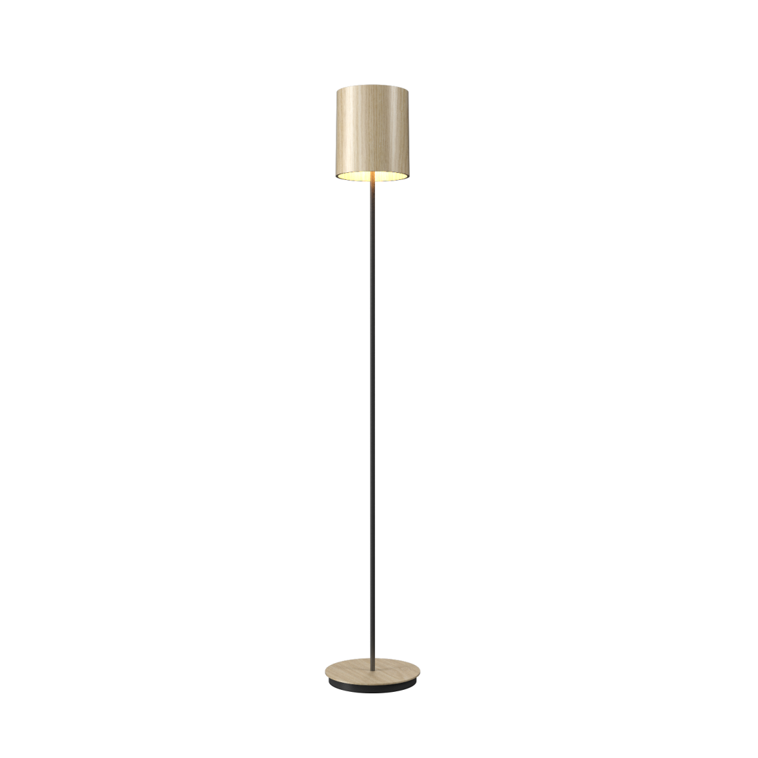 Coluna Accord Cilíndrico 1L E27 Ø260x1600mm 3054