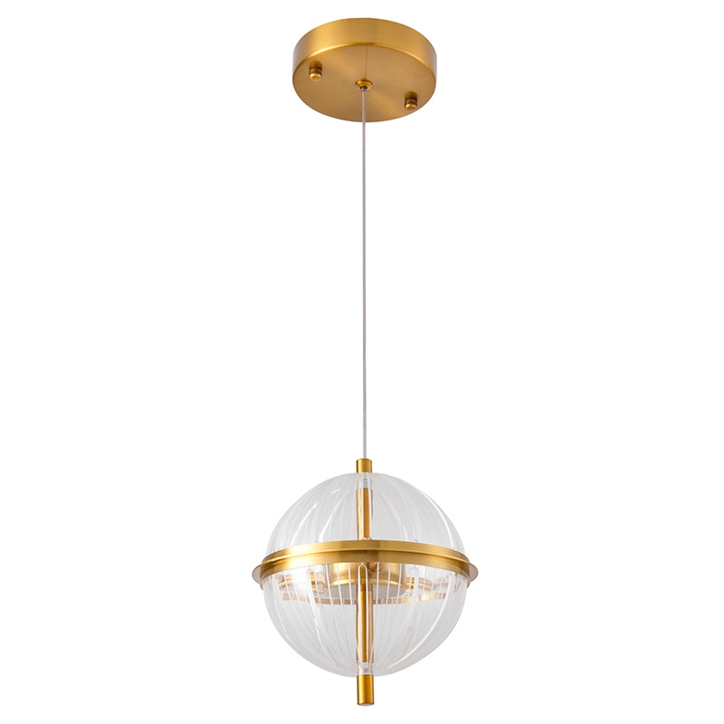 Pendente Nordecor Miza 12 watts 2700K Ouro Brilho Ø160x190mm 2953