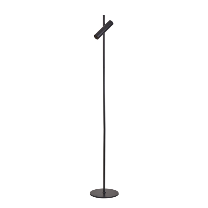 Luminária de piso Nordecor Clus 1L MR11 Mini Dicroica Preto 1440x190x230mm 2919