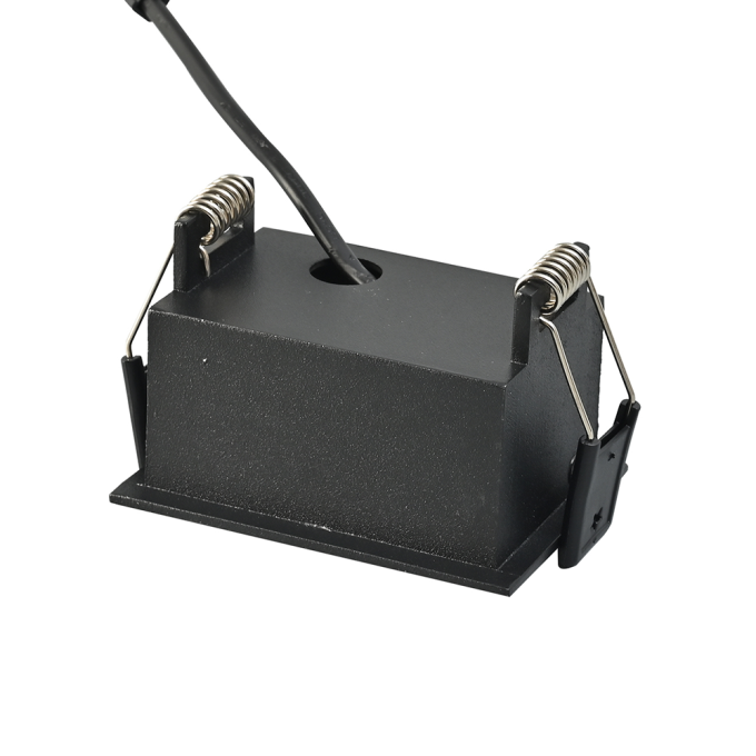 Embutido Nordecor Downlight Powerus Direcionável 2 Focos 4 watts Preto 3000K IRC90 38° Bivolt 70x52x46mm 6634