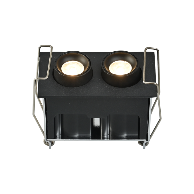 Spot Embutir Direcionável Nordecor Kawi 4 watts 3000K Preto IRC90 30° Bivolt 72x40x28mm 6687