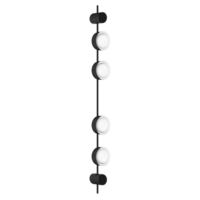 Arandela Itamonte Olodum B4 Alumínio e Vidro Fosco Branco 16 watts 3000K 1400x130mm 287-301  