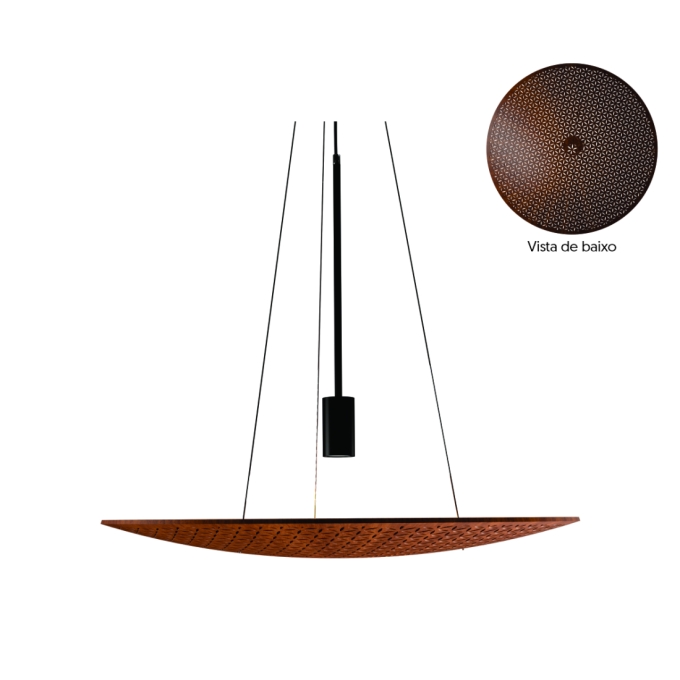 Pendente Accord Harmonia 1L GU10 Ø1000x60mm 1520