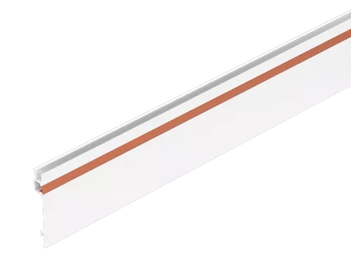 Perfil Powerlume Rodapé Iluminação Direta Alumínio 100x15mm Barra de 2 metros RDP-DI
