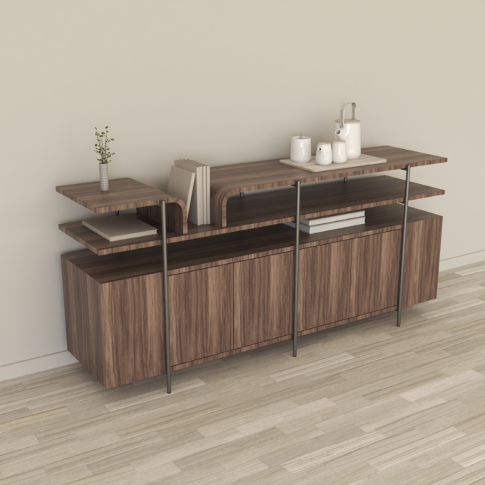 Mesa de Buffet Accord Cascade 760x1700x435mm F1030