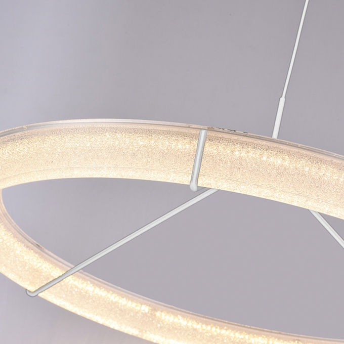 Pendente Nordecor Gise 37 watts 3000K Branco Ø760mm 2870