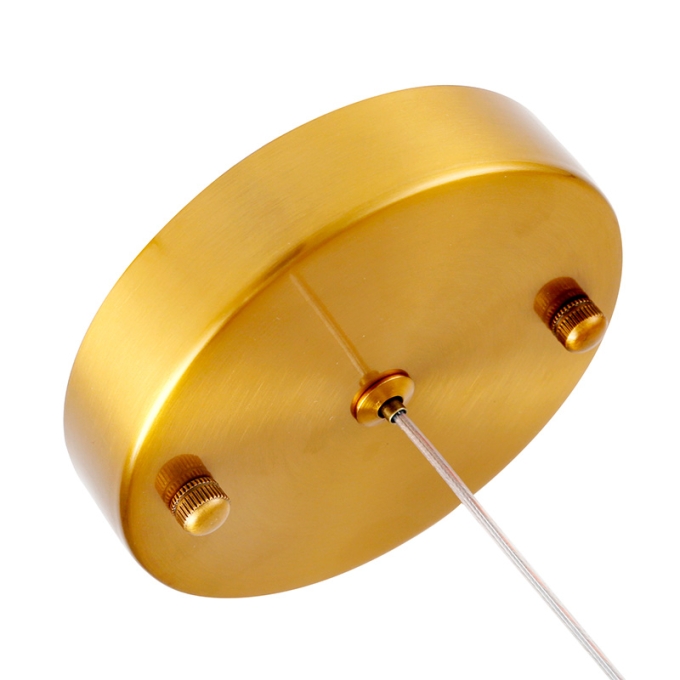 Pendente Nordecor Miza 12 watts 2700K Ouro Brilho Ø160x190mm 2953