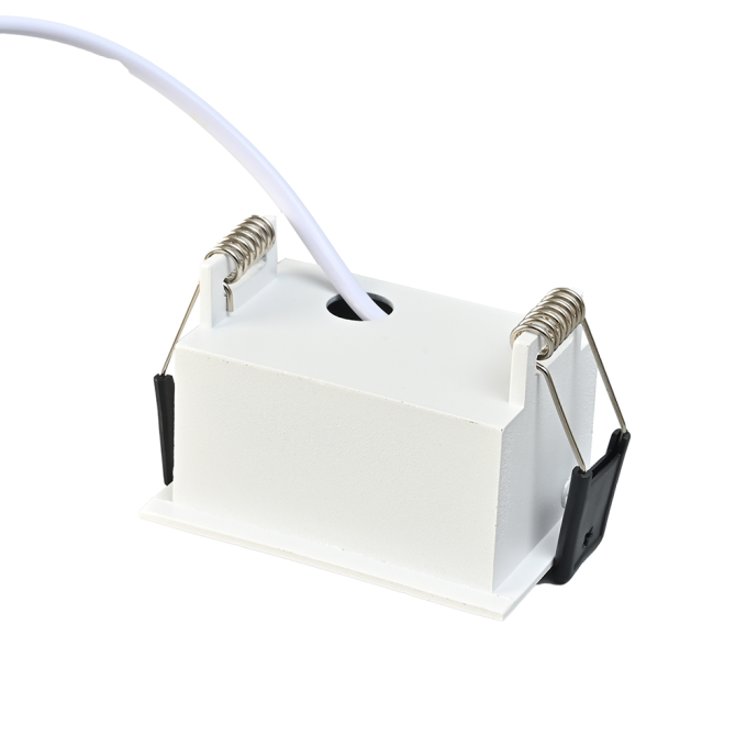 Embutido Nordecor Downlight Powerus Direcionável 2 Focos 4 watts Branco e Preto 3000K IRC90 38° 70x52x46mm 6633