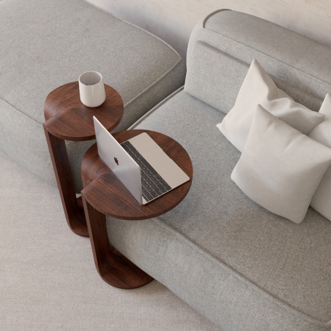 Mesa de Apoio Accord Bloom Ø300x670mm F1014