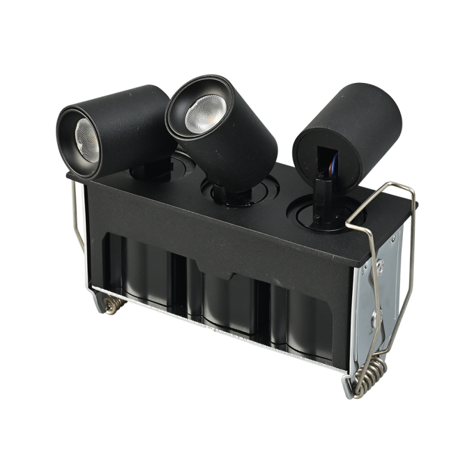 Spot Embutir Direcionável Nordecor Kawi 6 watts 3000K Preto IRC90 30° Bivolt 100x40x28mm 6689