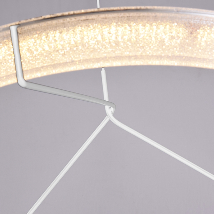 Pendente Nordecor Gise 37 watts 3000K Branco Ø760mm 2870