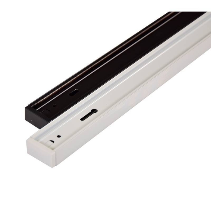 Trilho Eletrificado com Canaleta Nordecor Branco 1 Metro 6812