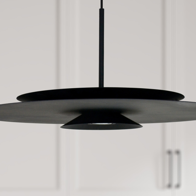 Pendente Itamonte Tutu 1L GU10 MR16 Ø600x90mm 535