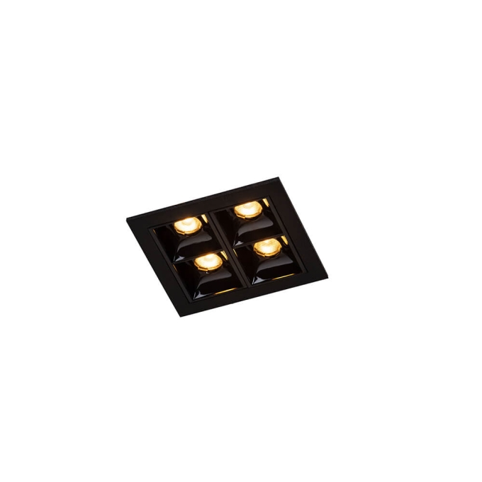 Embutido Newline Pixel 4 Focos 8 watts 10° 2700K 75x70x40mm EM03032LED27