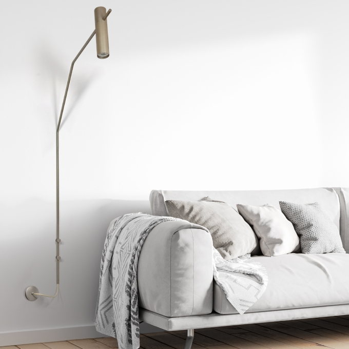 Arandela Itamonte Dutti II Alumínio 1L GU10 MR11 1250x770mm 292