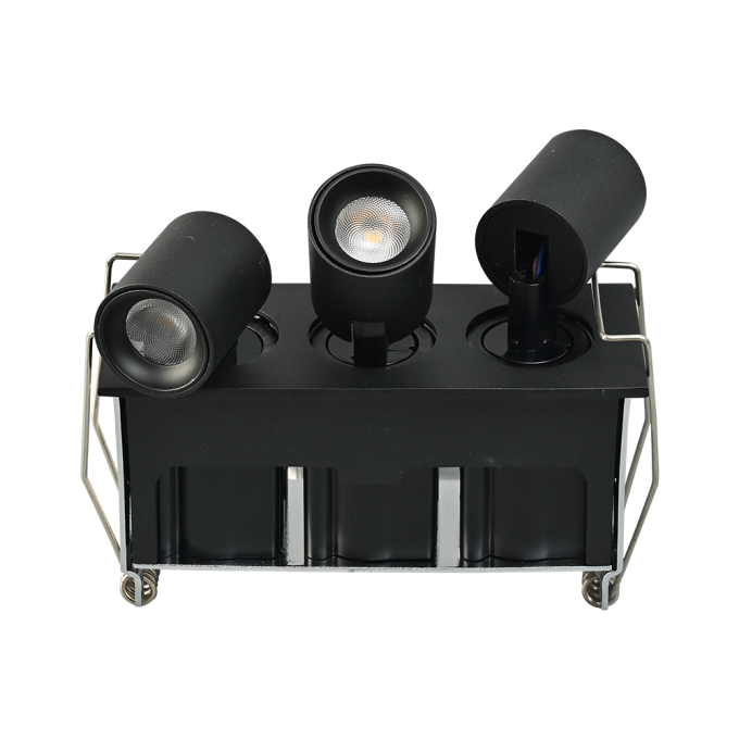 Spot Embutir Direcionável Nordecor Kawi 6 watts 3000K Preto IRC90 30° Bivolt 100x40x28mm 6689
