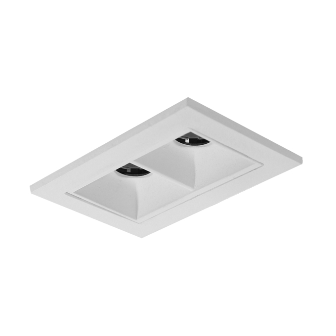 Embutido Newline Pixel 2 Focos 4 watts 10° 2700K Bivolt 70x45x40mm EM03026LED27