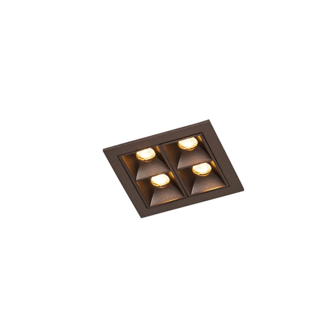 Embutido Newline Pixel 4 Focos 8 watts 10° 2700K 75x70x40mm EM03032LED27