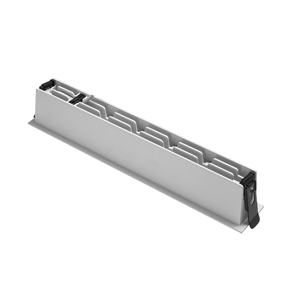 Embutido Nordecor Downlight Powerus 10 Focos 20 watts Branco 3000K IRC90 24° Bivolt 280x45x50mm 6736