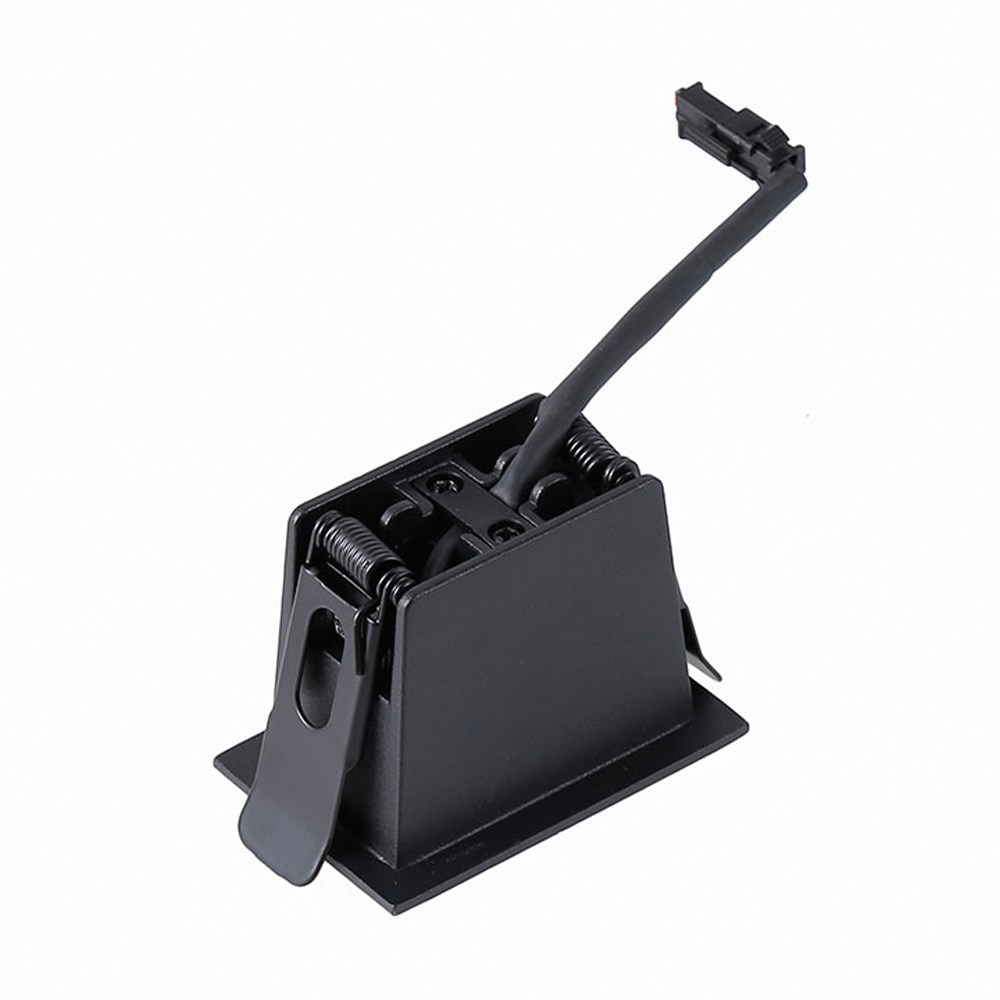 Embutido Nordecor Downlight Powerus 2 Focos 4 watts Preto 4000K IRC90 35° Bivolt 69x46x52mm 6785