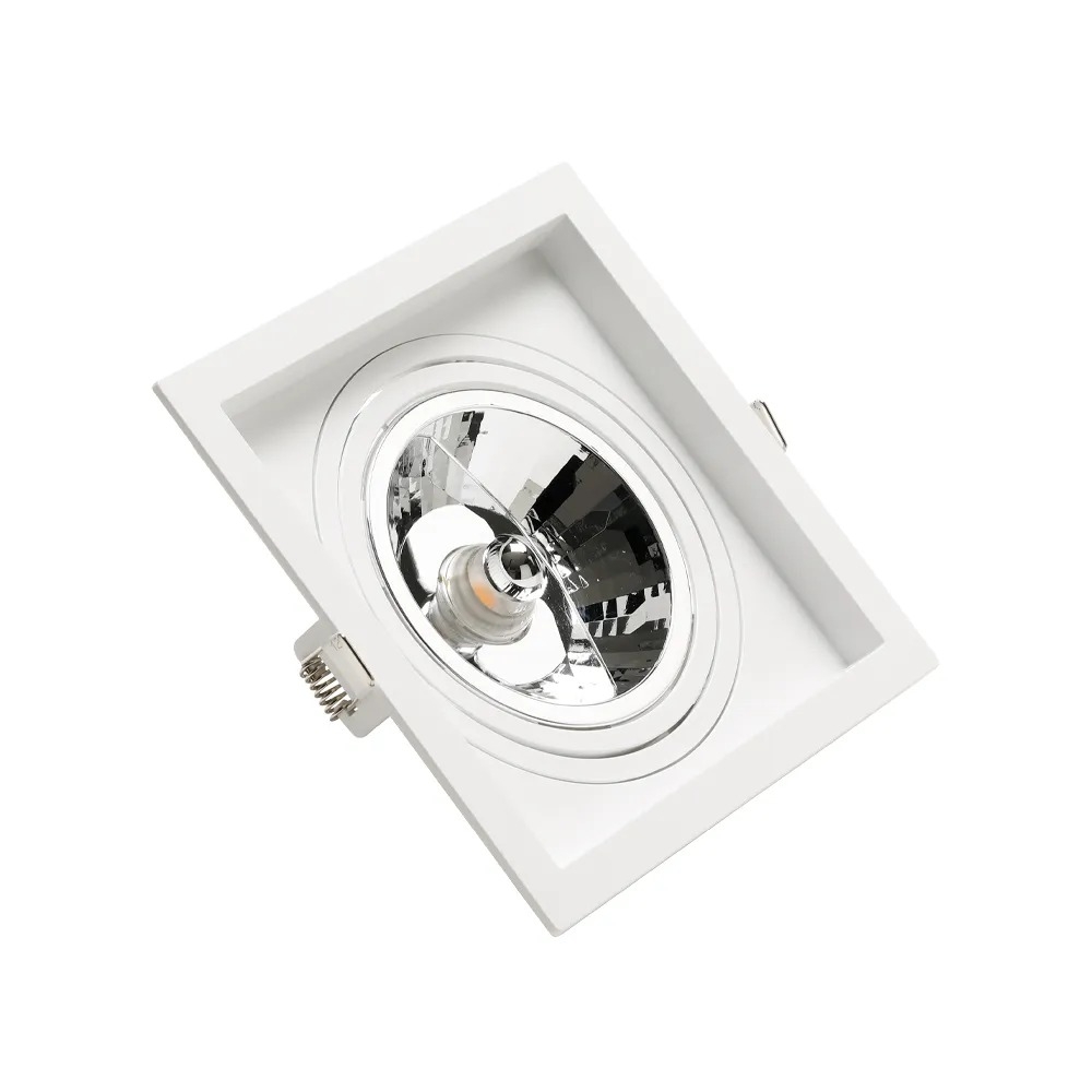 Spot Embutir Save Energy Recuado AR111 Branco 170x170x35mm LE-330.072