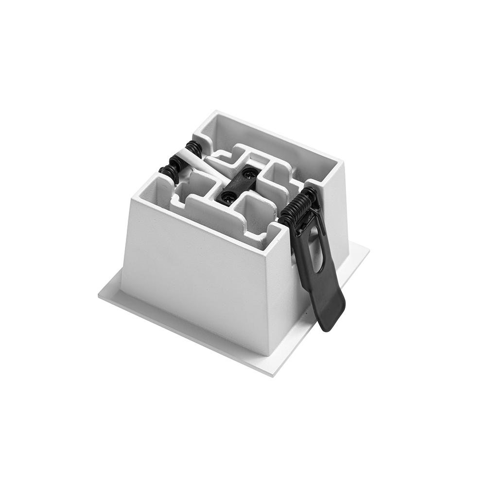 Embutido Nordecor Downlight Powerus 4 Focos 8 watts Branco 4000K IRC90 35° Bivolt 75x75x50mm 6798