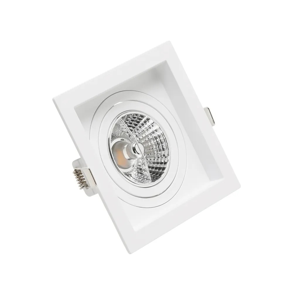 Spot Embutir Save Energy Recuado AR70 Branco 130x130x35mm LE-330.064