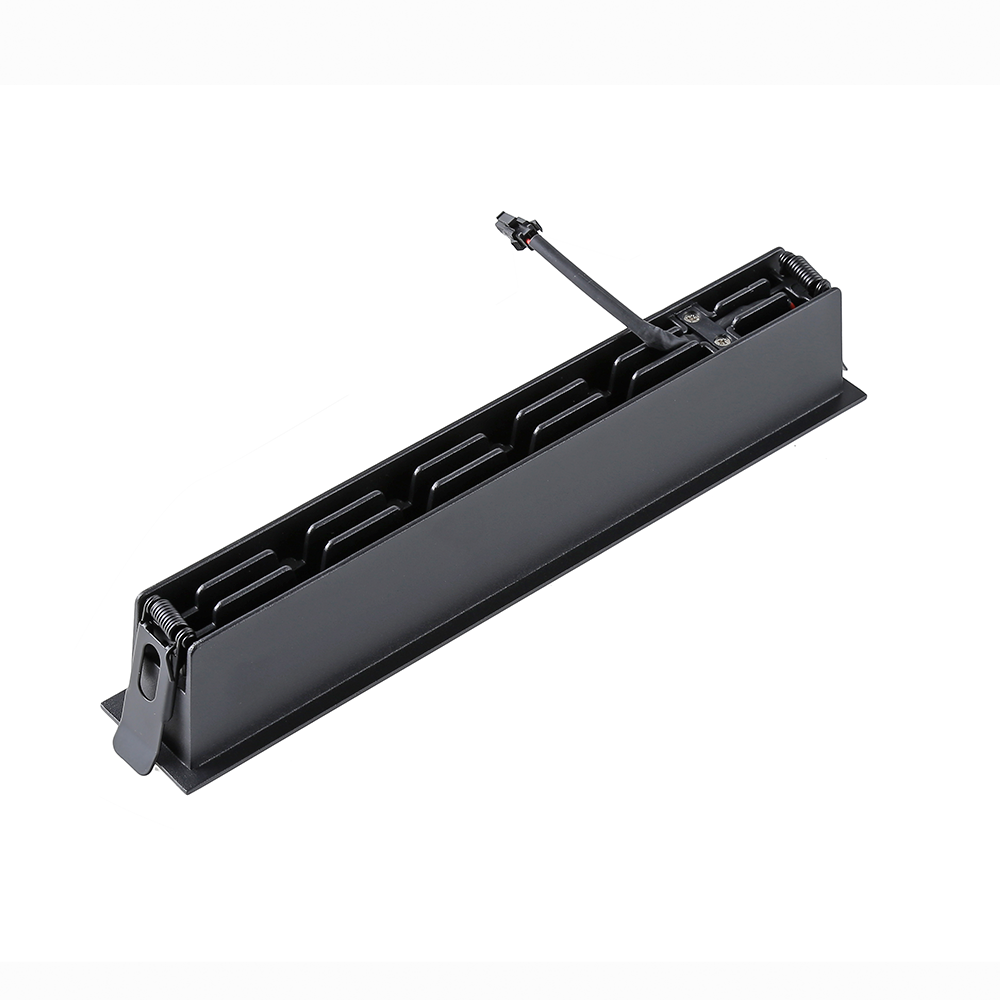 Embutido Nordecor Downlight Powerus 10 Focos 20 watts Preto 4000K IRC90 24° Bivolt 280x45x50mm 6797