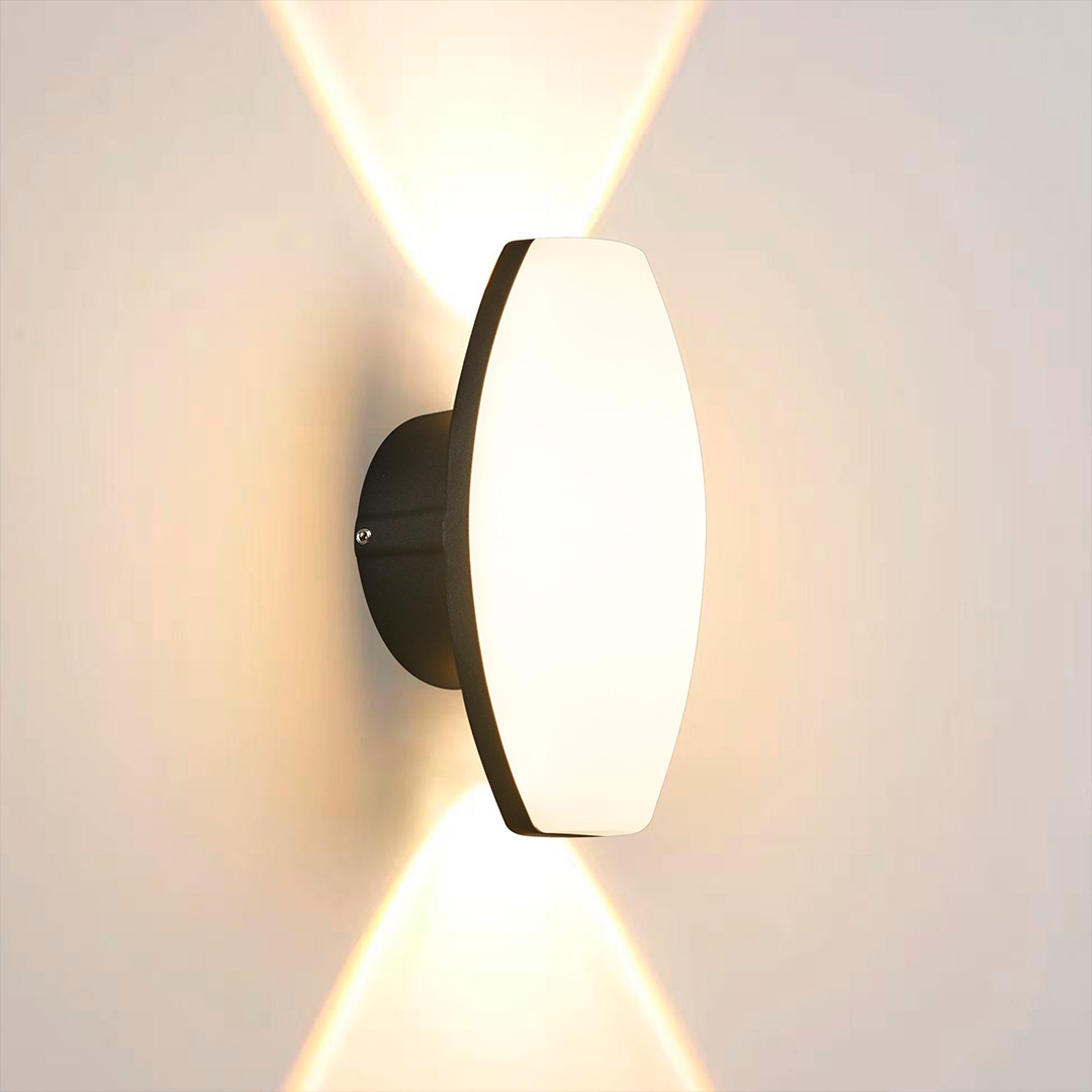 Arandela Nordecor Pako 7 watts 3000K Preto IP65 172x86x75mm Bivolt 2852