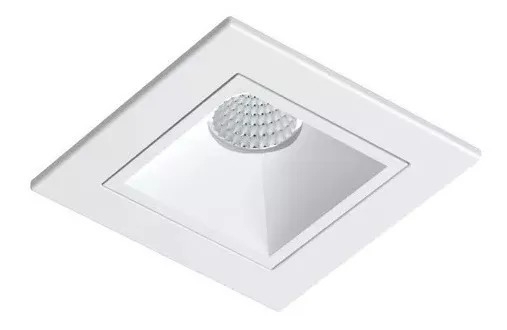 Luminária de Embutir Interlight Picco 3 watts IP54 IRC90 Bivolt 45x45x34mm 4991 
