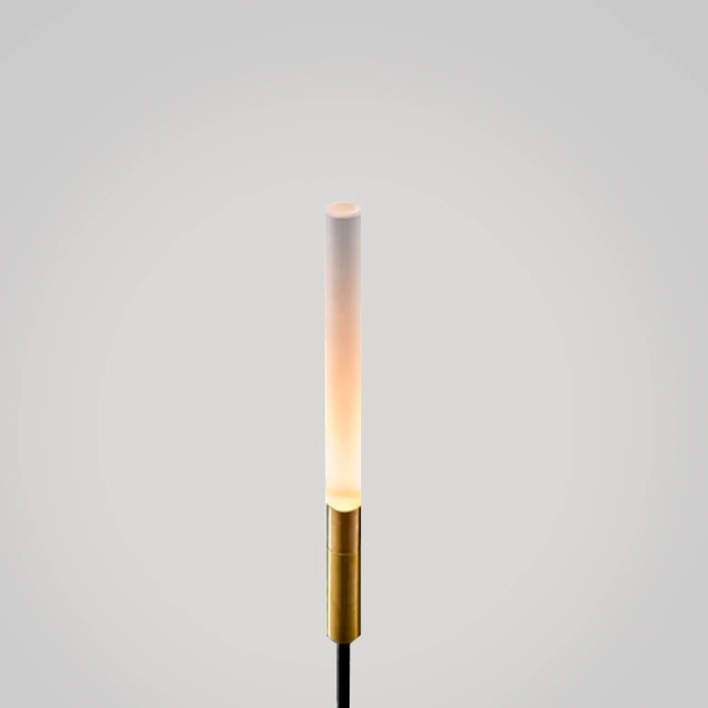 Espeto de Jardim Skylight Capincho Preto e Dourado 1 watt 3000K IP67 12V Ø25x600mm SKY-100PT-60