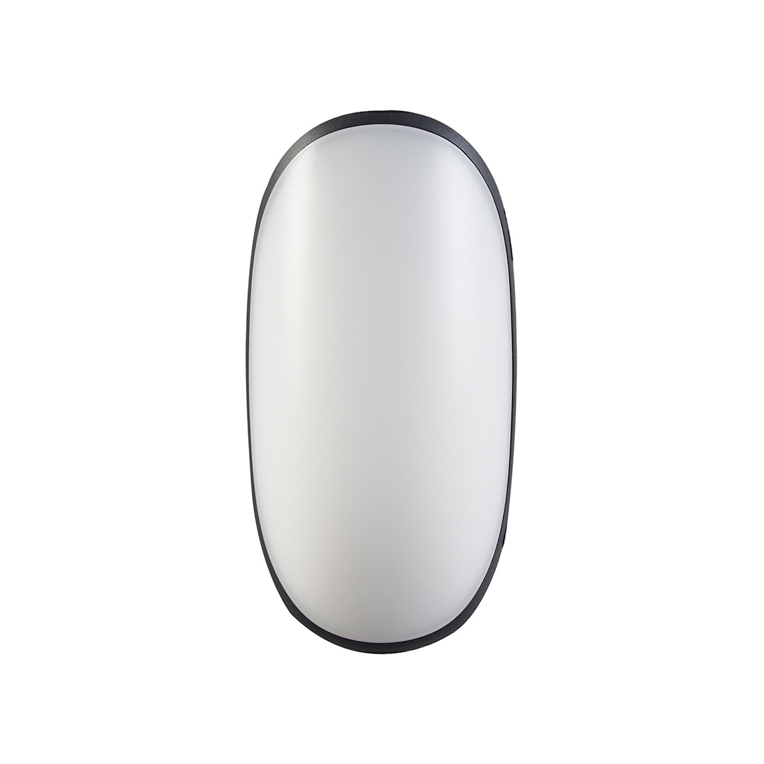 Arandela Nordecor Pako 7 watts 3000K Preto IP65 172x86x75mm Bivolt 2852