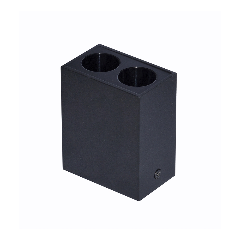  Spot Sobrepor Nordecor Downlight Powerus 2 Focos 4 watts 4000K Preto IRC90 35° Bivolt 55x36x70mm 6803