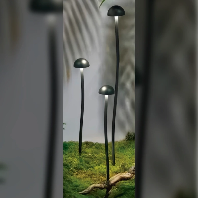 Espeto de Jardim Skylight Kogu Preto 3 watts 3000K IP67 24V 600mm SKY-101PT-60