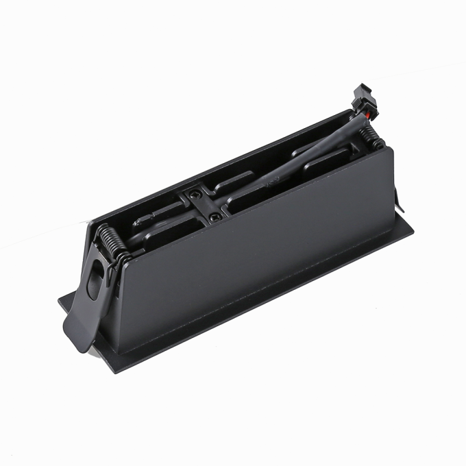 Embutido Nordecor Downlight Powerus 5 Focos 10 watts Preto 4000K IRC90 35° Bivolt 148x45x50mm 6793