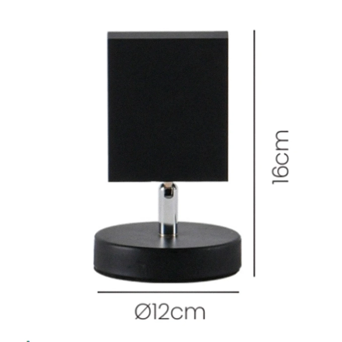 Abajur Skylight Sunset Preto 7 watts 2200K Bivolt 160mm SKY-3069AB