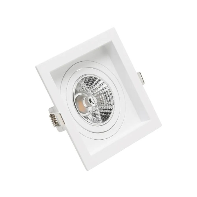 Spot Embutir Save Energy Recuado AR70 Branco 130x130x35mm LE-330.064