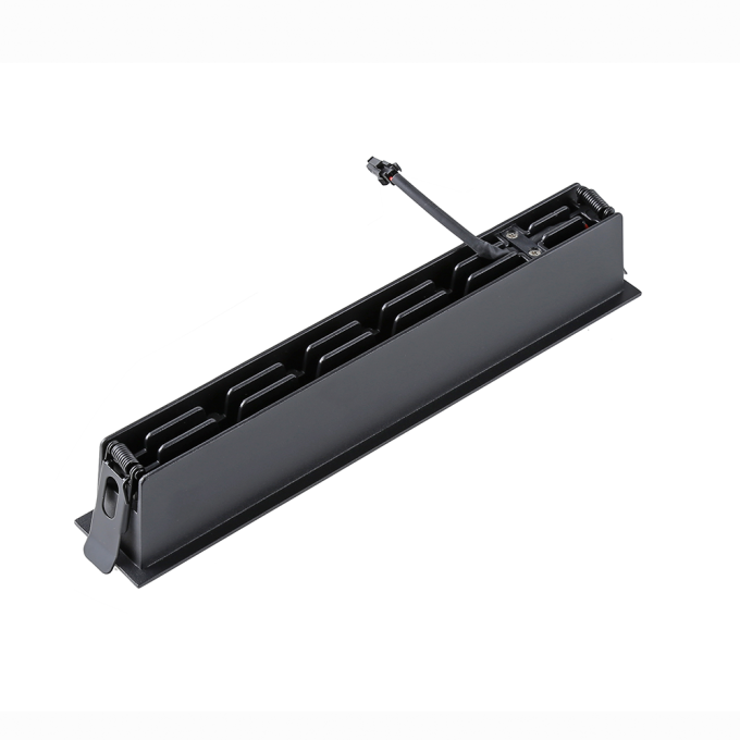 Embutido Nordecor Downlight Powerus 10 Focos 20 watts Preto 4000K IRC90 24° Bivolt 280x45x50mm 6797