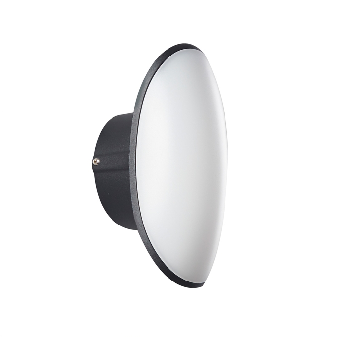 Arandela Nordecor Pako 7 watts 3000K Preto IP65 172x86x75mm Bivolt 2852