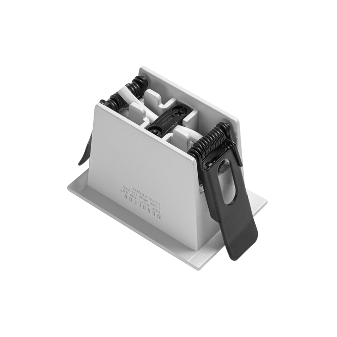 Embutido Nordecor Downlight Powerus 2 Focos 4 watts Branco 3000K IRC90 35° Bivolt 69x46x52mm 6728