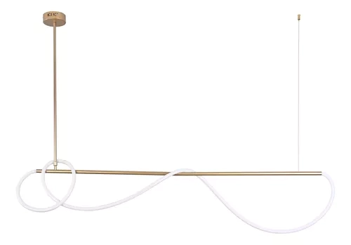 Pendente Skylight Signature Dourado 24 watts 3000K 24V Bivolt 1500x70mm SKY-4086DO