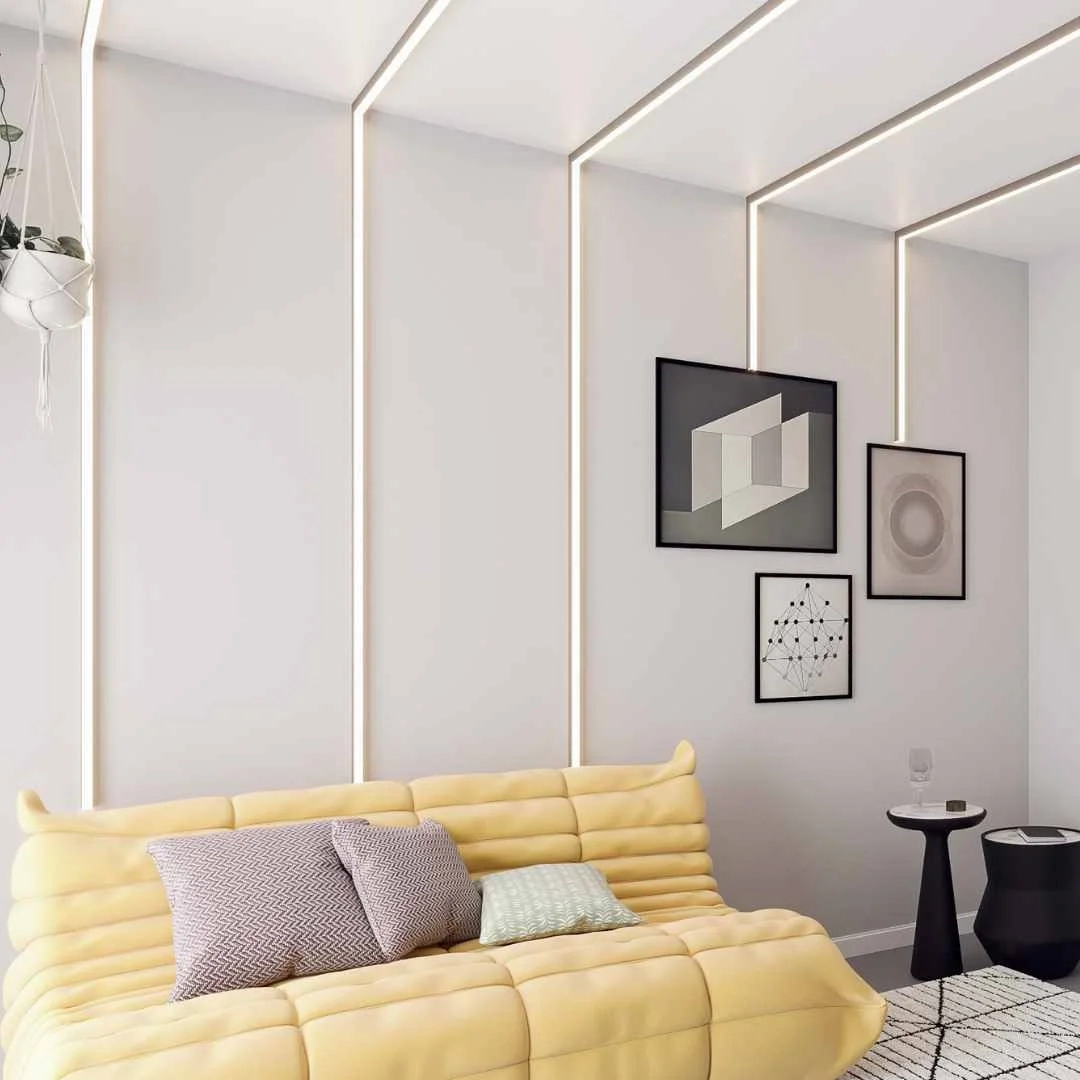 Sistema Usina Linear Sobrepor Gold (Somente Perfil) 35x23x1500mm 30800/1500