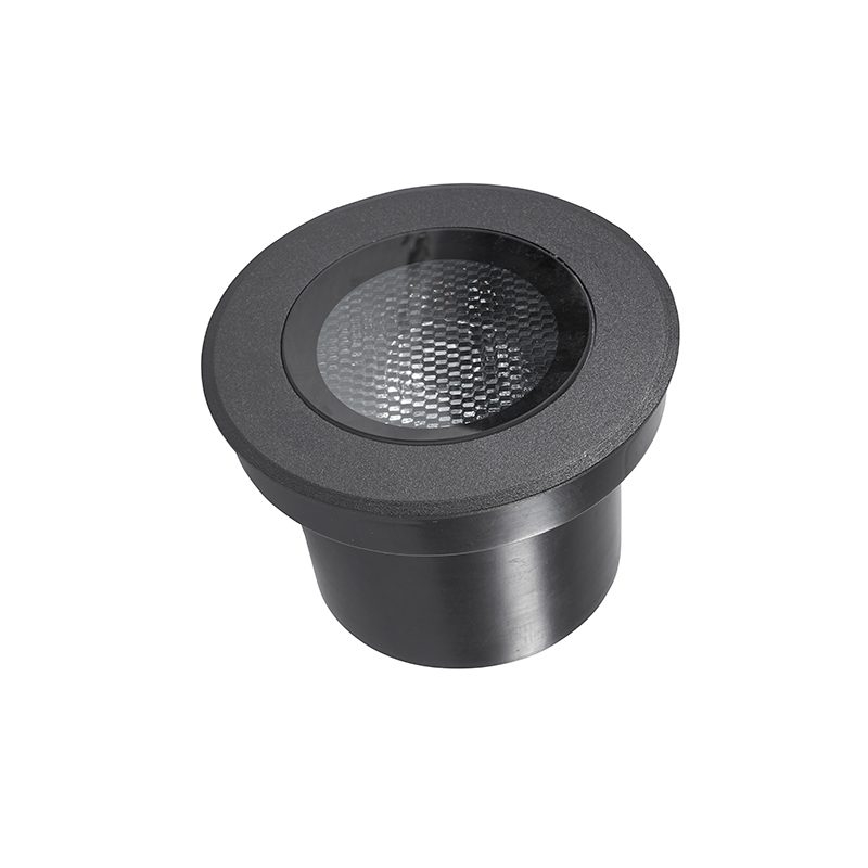 Embutido de Solo Nordecor Senf 15 watts 12° 2700K IP67 Preto Bivolt Ø125x90mm 6845