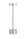 Abajur Sindora com USB Prata 2 watts 3000K 4000K 6000K Dimerizável Ø80x310mm DCT02962
