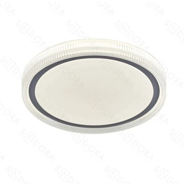 Plafon Sindora Metal Cromado e Acrílico 45 watts 3000K 4500K 6500K Ø490X70mm DCX02348
